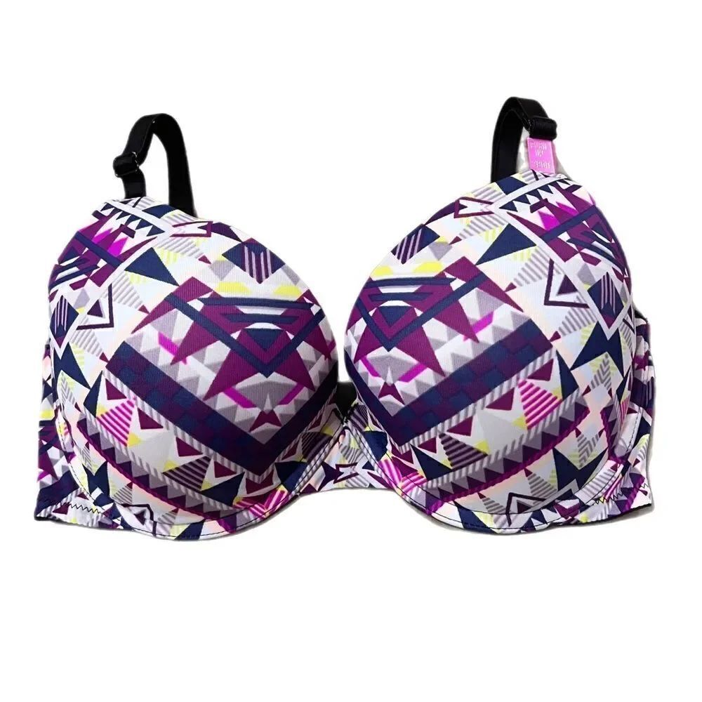 Victoria’s Secret Pink wear everywhere Push Up Padded multicolor Bra